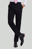 Svart Jacquard Sateng Hakket Lapel Blazer