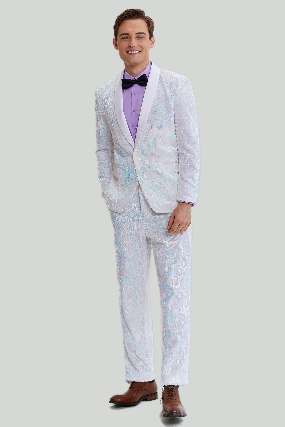 menns slank passform 2 stk dress en knapp hakket lapel smoking for hjemkomst