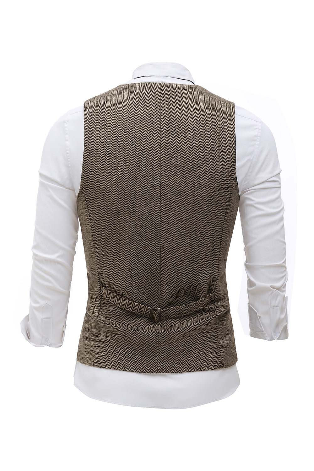 svart single breasted sjal lapel menns dress vest
