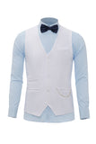 Burgunder Shawl Lapel Single Breasted menn Suit Vest