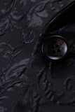 svart jacquard shawl lapel menns 2 stk dresser