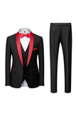grå sjal lapel menns 3 stk dresser