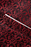 svart sjal lapel jacquard 3 stykker menns dresser