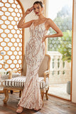 Paljetter Skjede Blush Sparkly Prom Dress