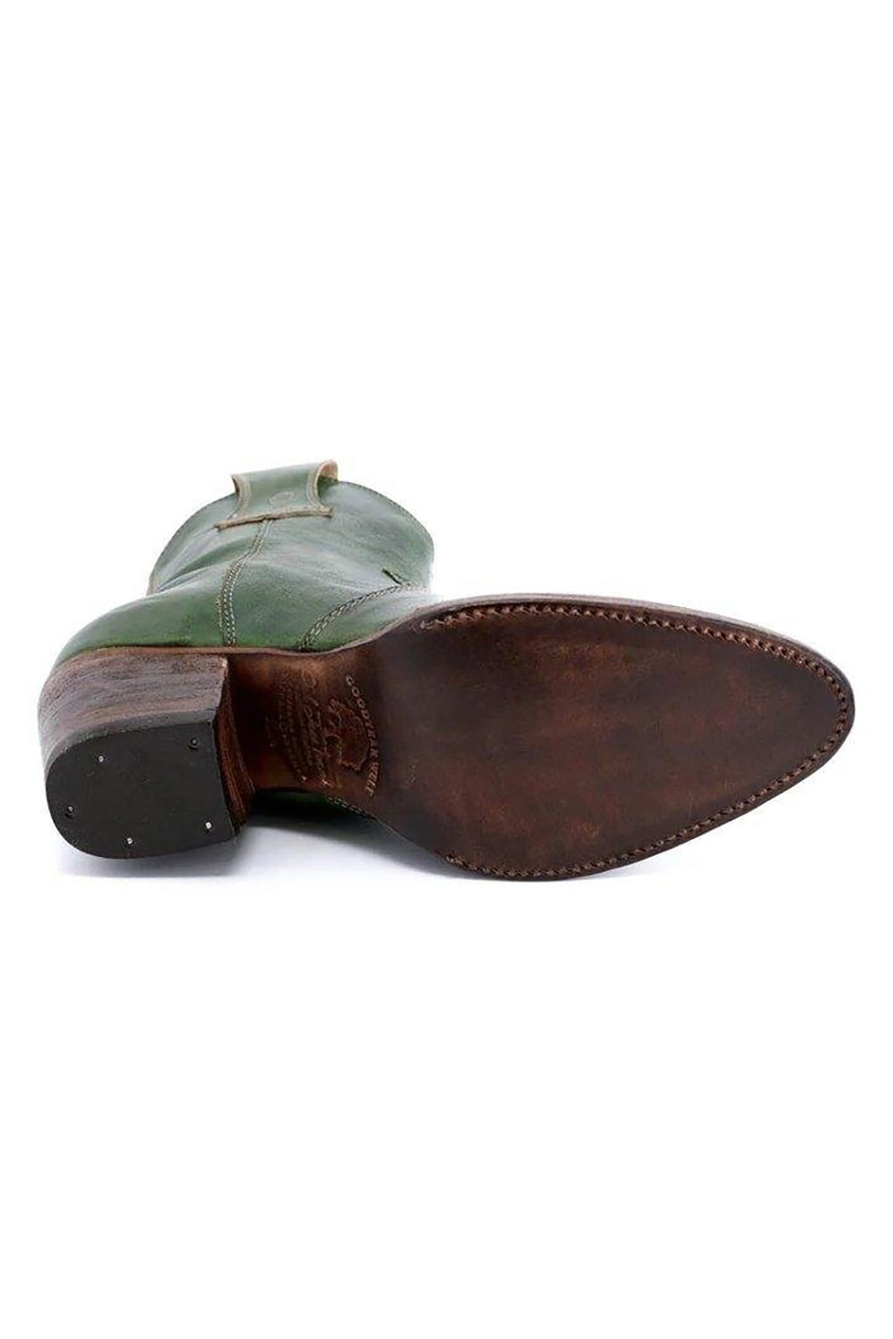 Brown PU Leather Chunky Steels Boho støvler