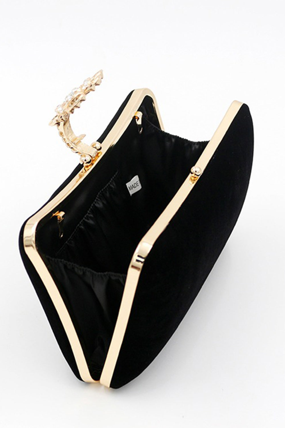 Burgunder Fløyel Skulder Kjedeveske