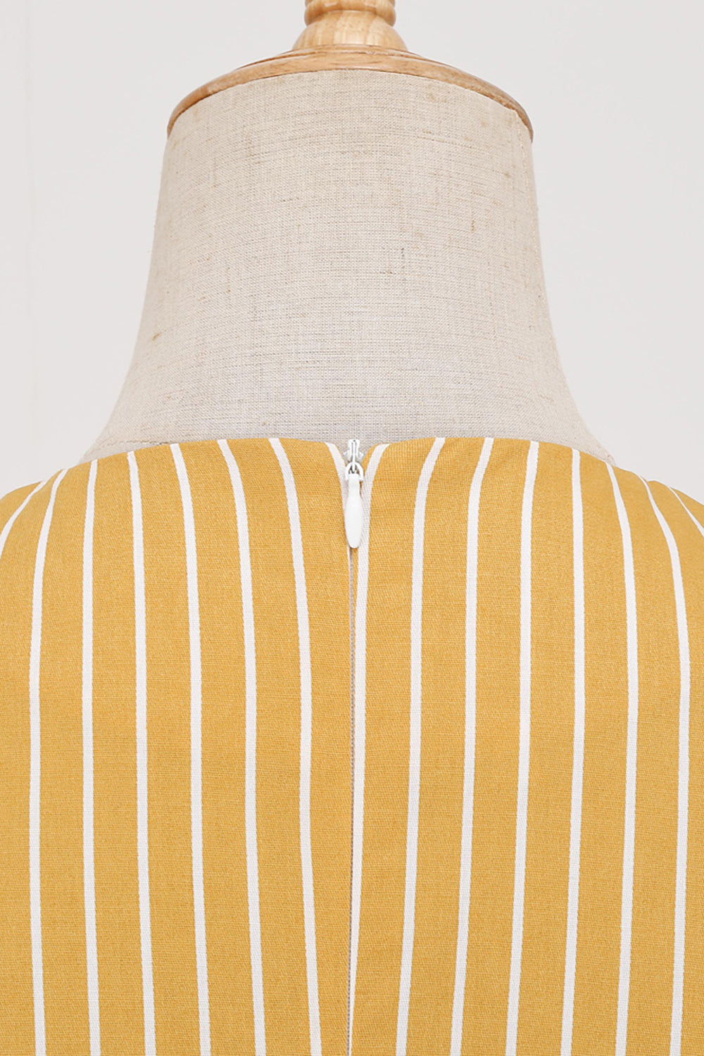 Striper Korte Ermer 1950-tallet Swing Kjole