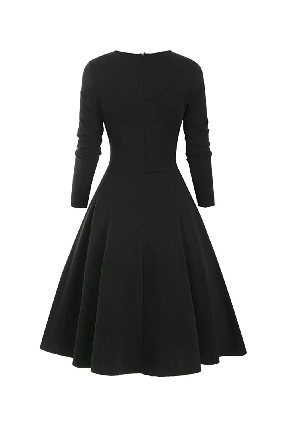 Sjekk trykt midje opp Halloween retro kjole