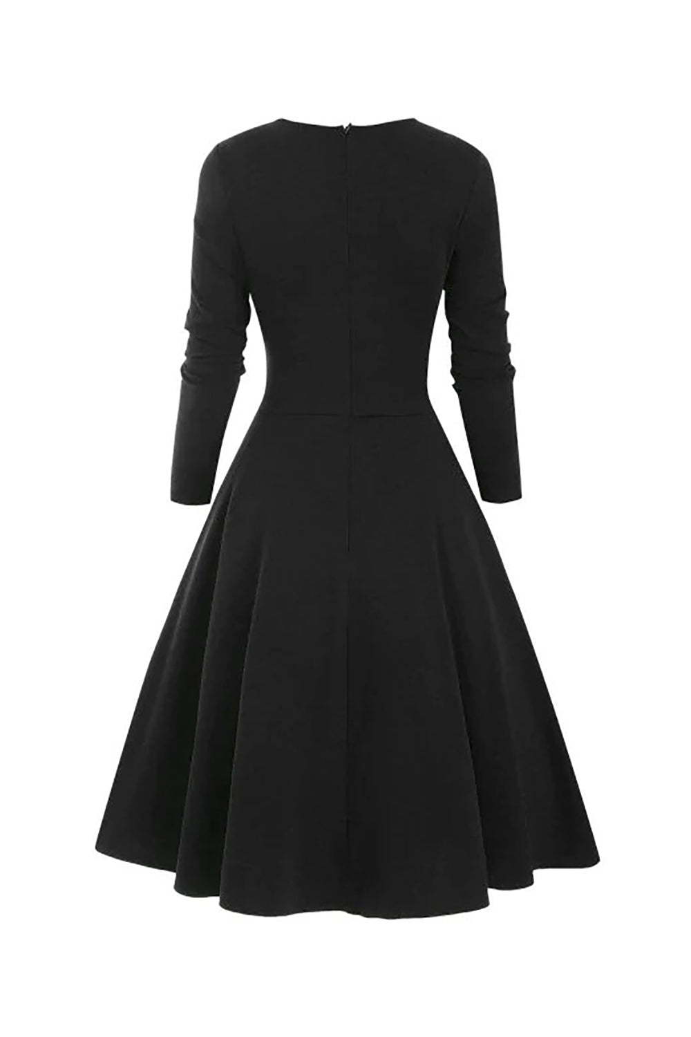 Sjekk trykt midje opp Halloween retro kjole