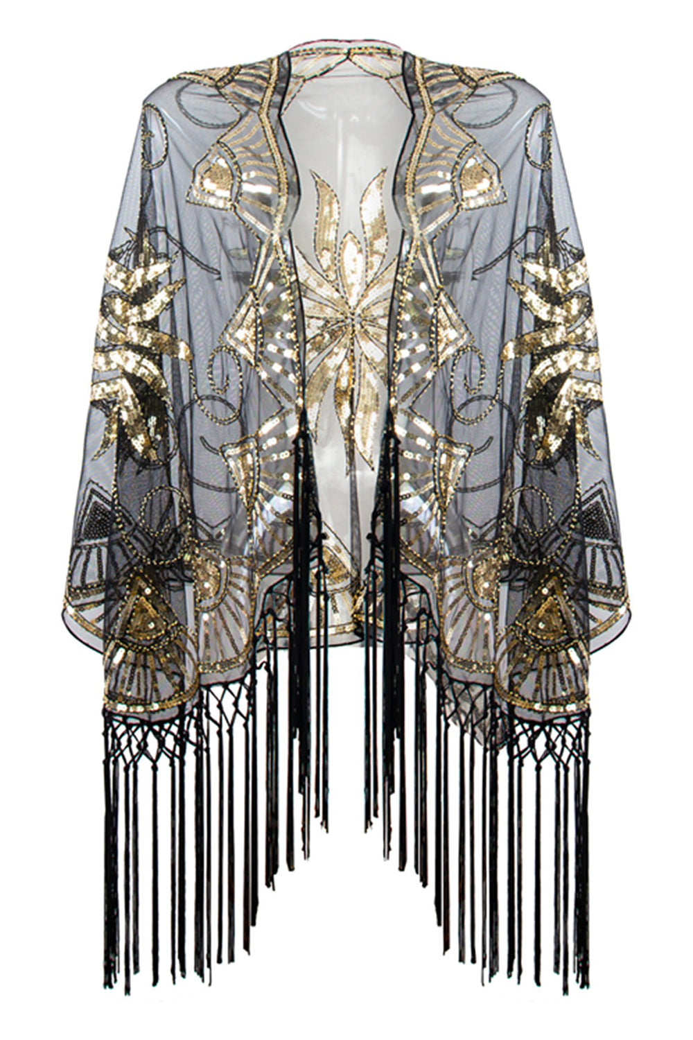 Fringes Paljett Cape fra 1920-tallet