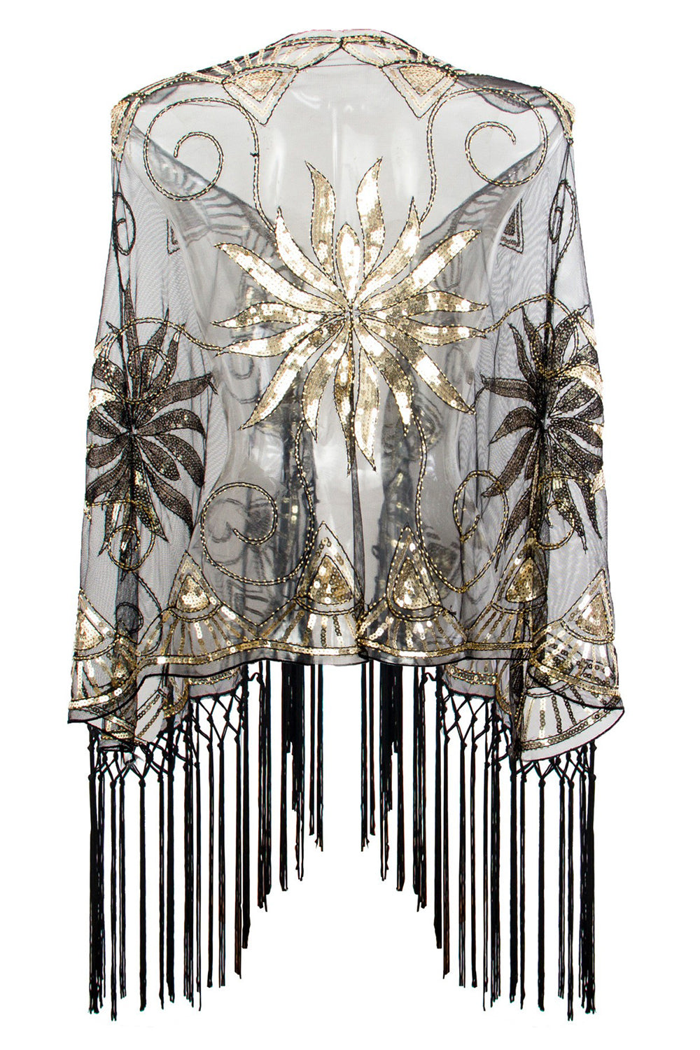 Fringes Paljett Cape fra 1920-tallet