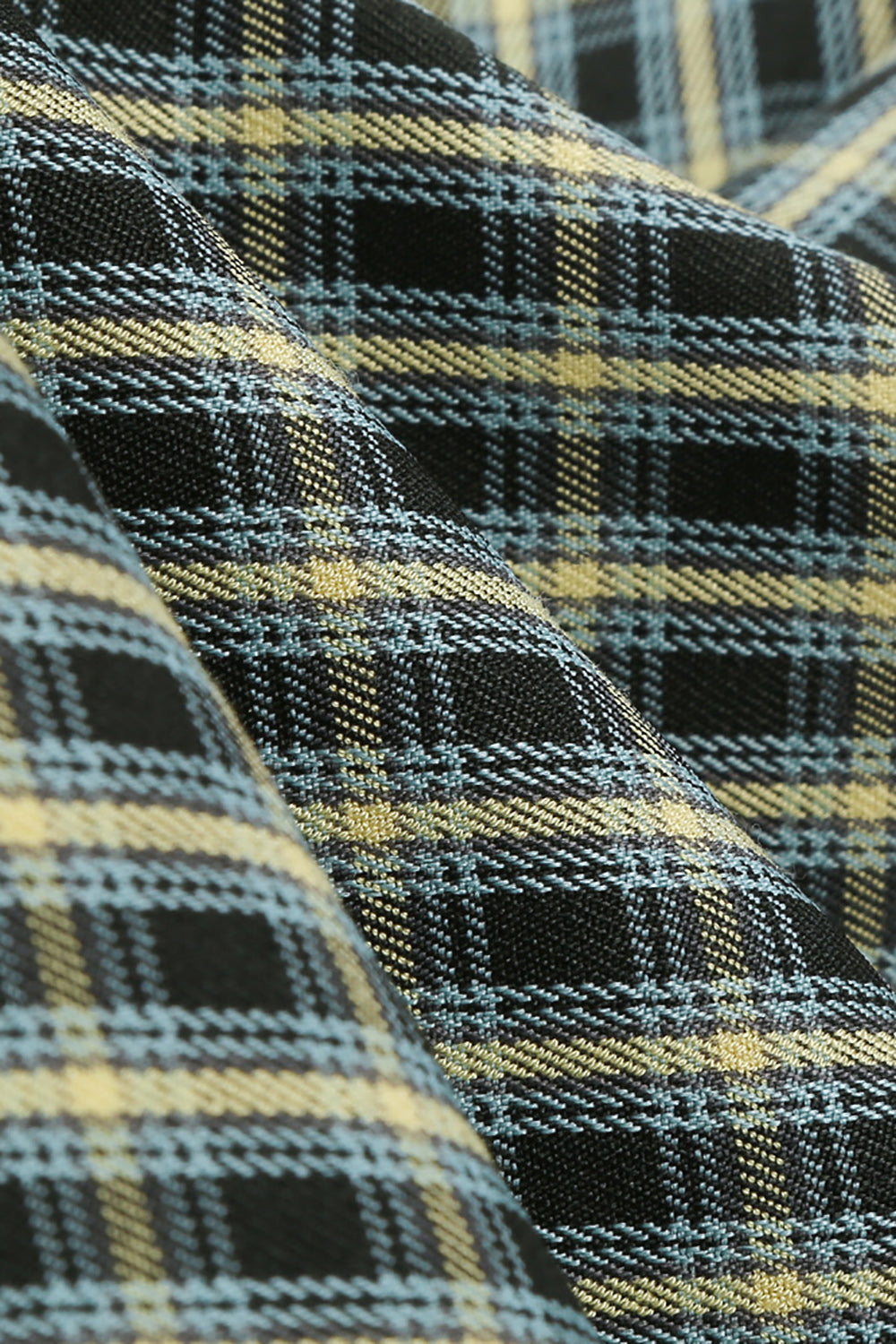 A Line V Neck Green Gird 1950-tallskjole med 3/4 ermer