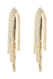Golden Beaded Prom øredobber