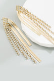 Golden Beaded Prom øredobber