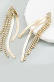 Golden Beaded Prom øredobber