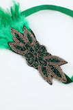 Green Four Pieces 1920-tallet Party Tilbehør Set
