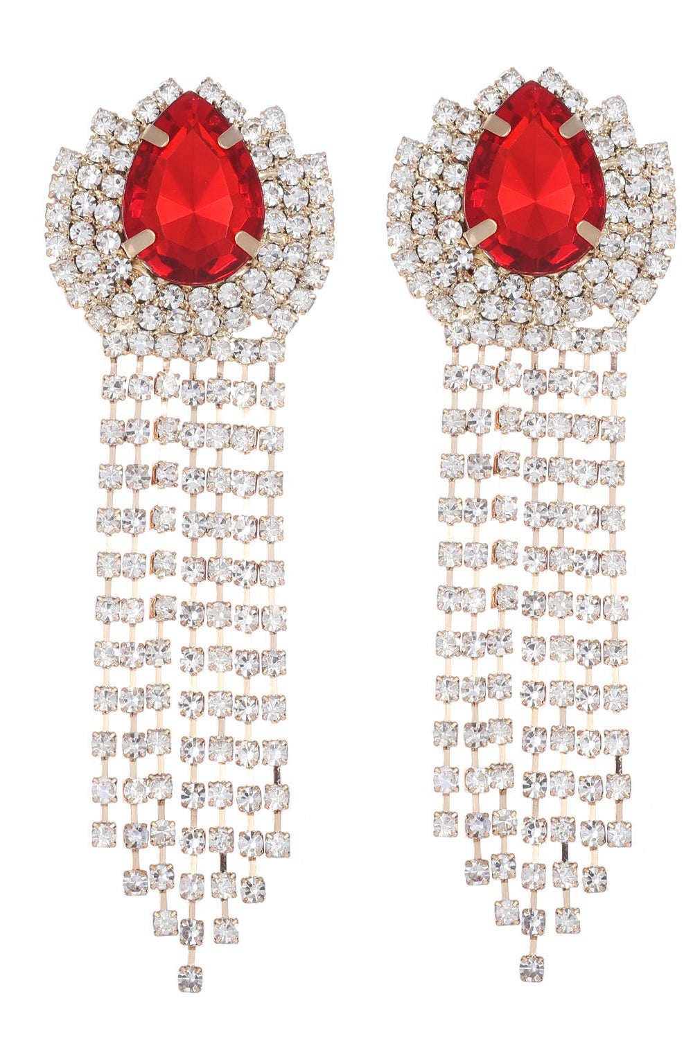 Sparkly Rhinestones Vann Drop Dusk øredobber