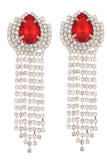 Sparkly Rhinestones Vann Drop Dusk øredobber