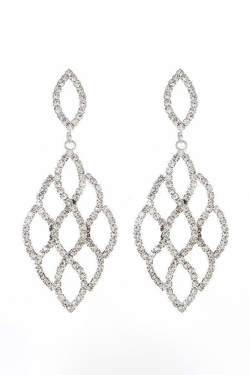 Klipp ut Rhinestones øredobber