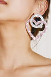 Sparkly Rhinestones Heart øredobber