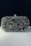 Svart Beaded Evening Clutch Bag