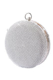 Sparkly Rhinestone Round Evening Party veske