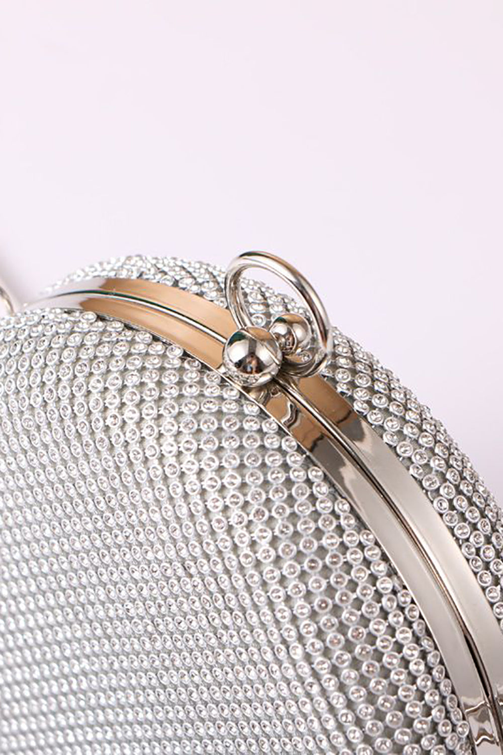 Sparkly Rhinestone Round Evening Party veske