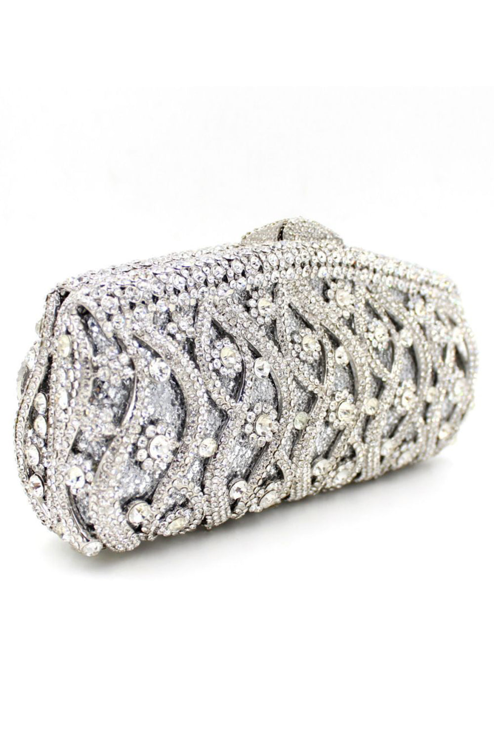 Luksus Rhinestone Party veske med avtakbar kjede
