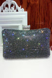 Svart Spakly Rhinestone kveldsveske