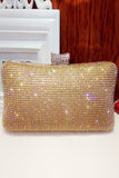 Svart Spakly Rhinestone kveldsveske