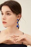 Mørkegrønne Rhinestones øredobber
