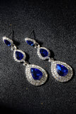 Mørkegrønne Rhinestones øredobber
