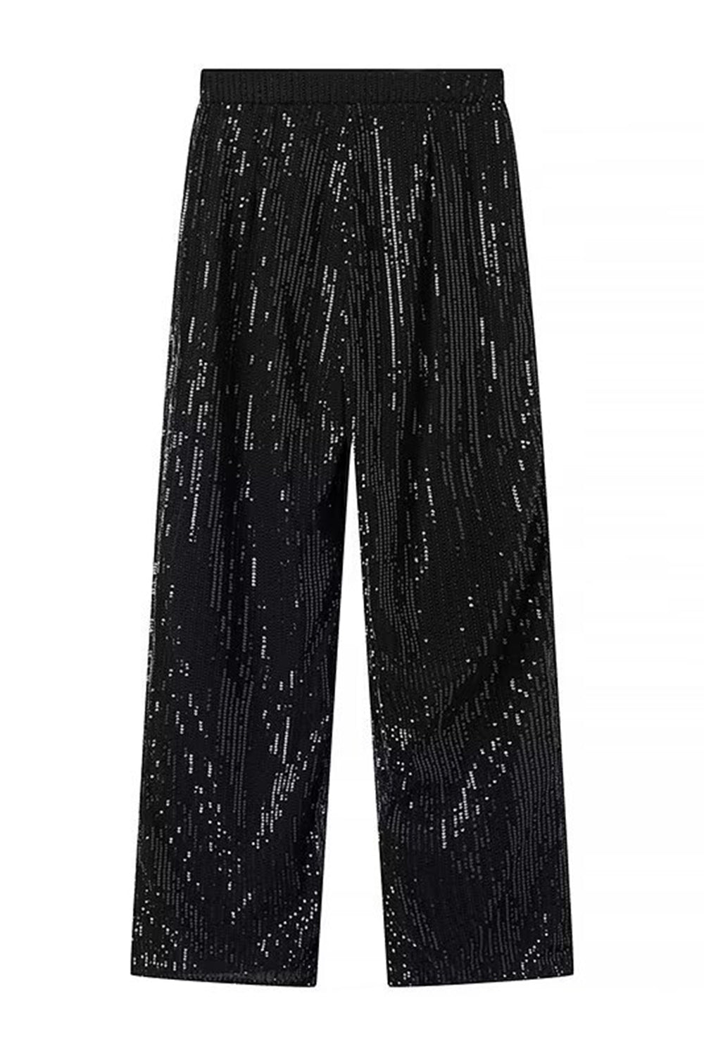Svart Sparkly Sequin 2 Piece Kvinner Drakter