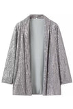 Svart Sparkly Sequin 2 Piece Kvinner Drakter