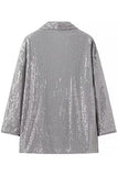 Svart Sparkly Sequin 2 Piece Kvinner Drakter