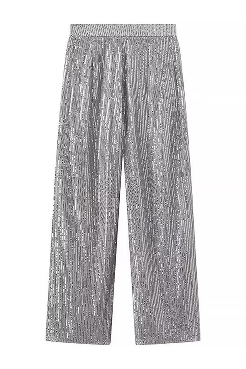 Svart Sparkly Sequin 2 Piece Kvinner Drakter