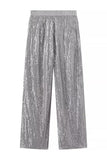 Svart Sparkly Sequin 2 Piece Kvinner Drakter