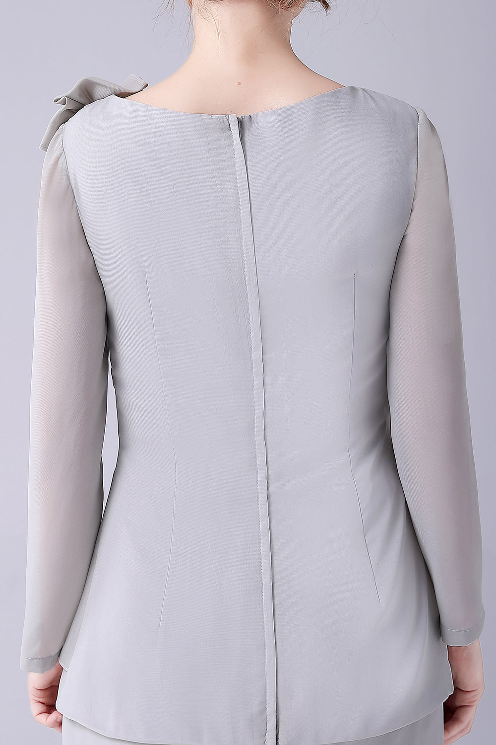 Sølv 2 stk Chiffon Brudens mor Buksedresser