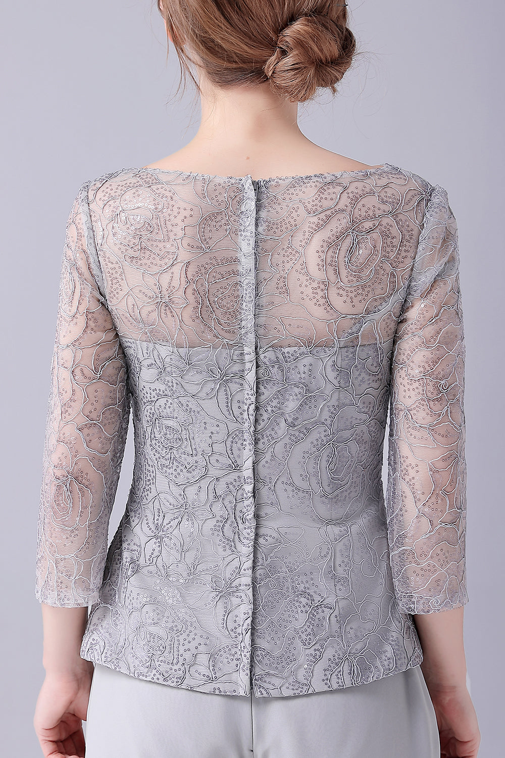 Sølv 2 stk Slank Elegant mor til bruden Buksedresser