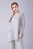 Jumpsuit/buksedress skiller Scoop ankellang Chiffon Brudekjolens mor