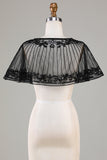 Black Beaded Glitter 1920-tallet kappe for kvinner