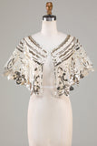 Glitterpaljetter Svart kappe fra 1920-tallet