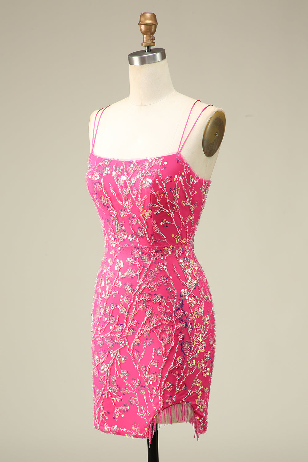 Elegant Corset Back Bodycon Homecoming kjole med dusk