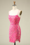 Elegant Corset Back Bodycon Homecoming kjole med dusk