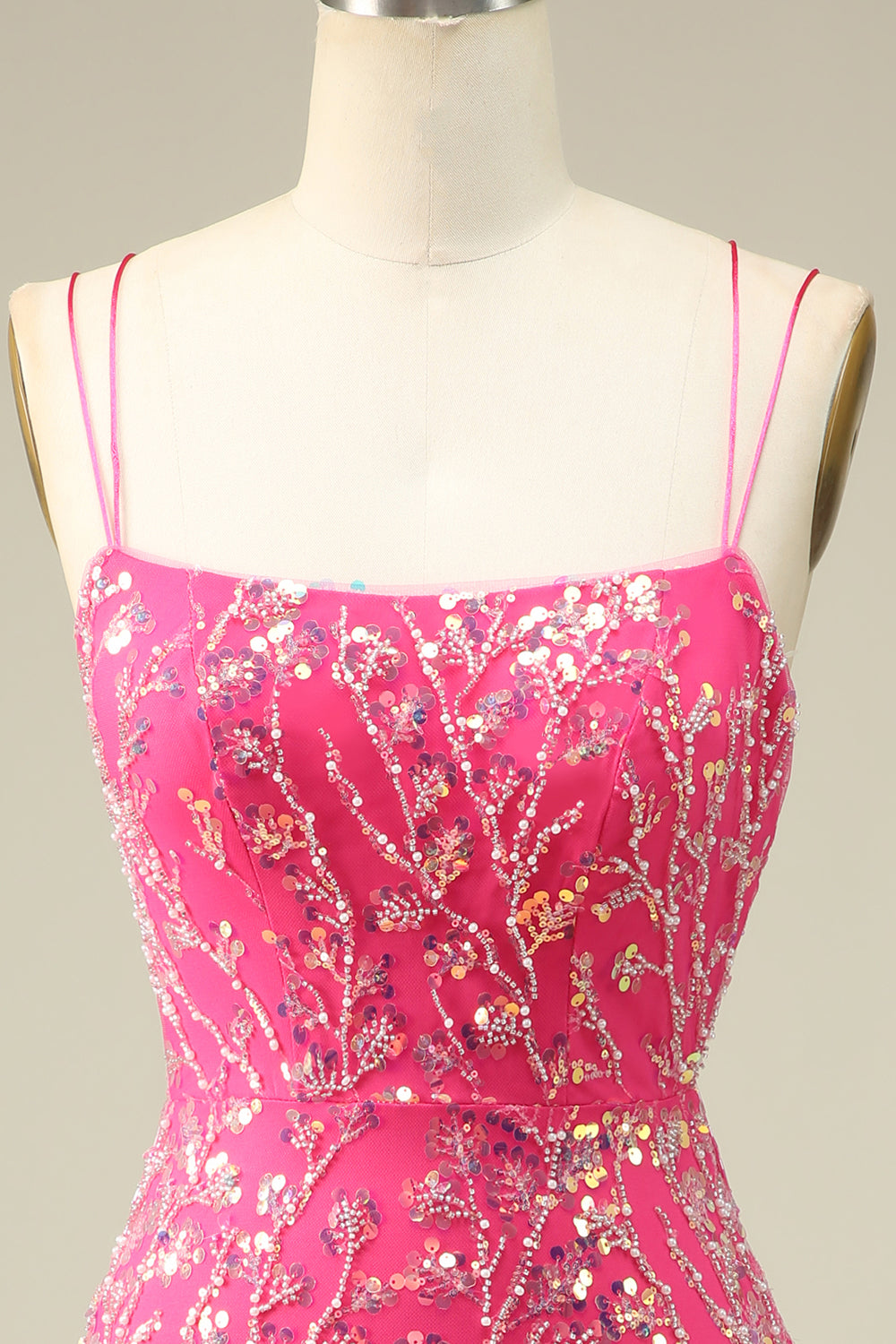 Elegant Corset Back Bodycon Homecoming kjole med dusk