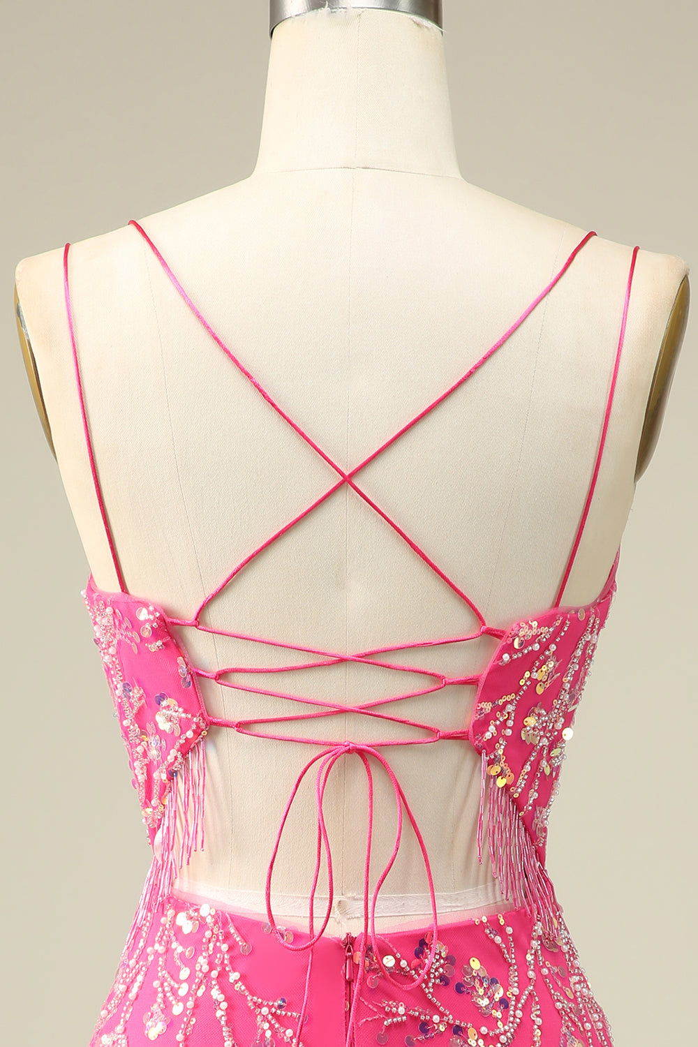 Elegant Corset Back Bodycon Homecoming kjole med dusk