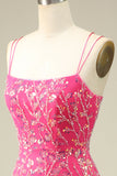 Elegant Corset Back Bodycon Homecoming kjole med dusk