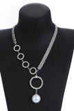 Sølv gnistrende Rhinestone Choker halskjede