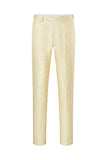Mint Sjal Lapel En knapp Jacquard Menns Prom Suits