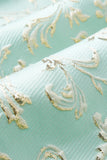 Champagne Sjal Lapel En knapp Jacquard Menns Prom Suits